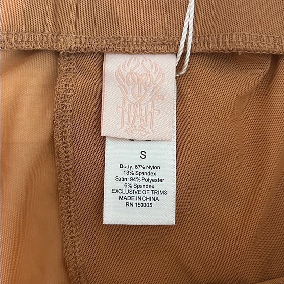 We Are Hah High Waisted Mesh Panty Tan Nude Size S NWT - Picture 4 of 6